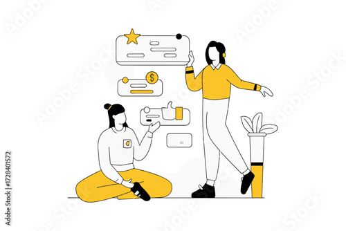 Design social media marketing strategy content creation digital marketing online presence brand awareness engagement rate verctor art illustration png