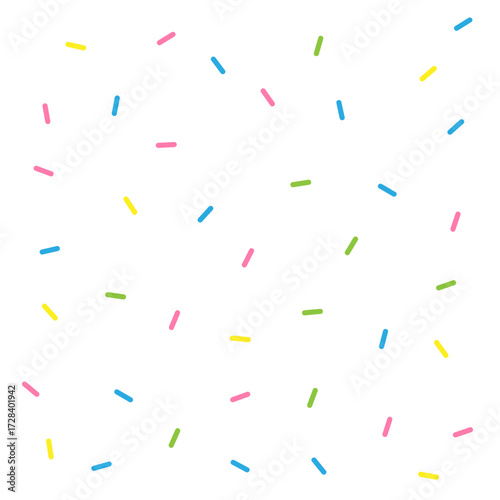 confetti colorful sugar grains decoration background