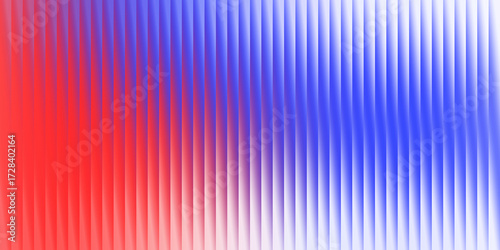 Vertical lines with a red to blue color gradient