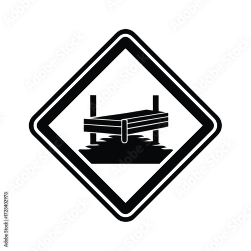 Boat Ramp Sign Background