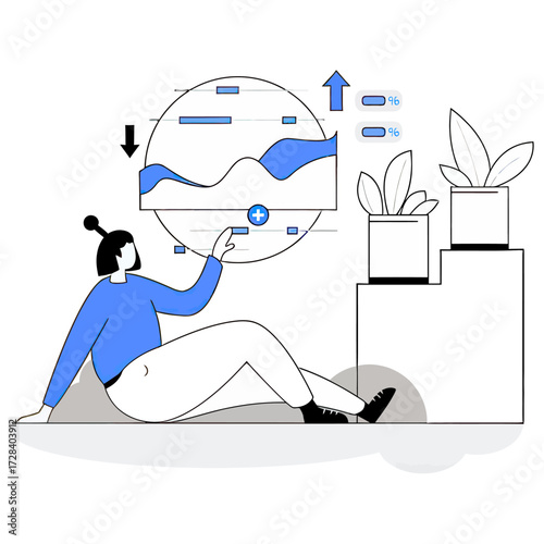 Design data analysis dashboard business growth charts diagram finance investment market report statistics success vector verctor art illustration png