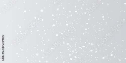 winter morning shinny White silver wedding anniversary snow fall background with floating particles, Winter snow background with gentle snowfall, icy textures, and peaceful cold seasonal atmosphere.