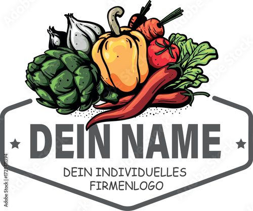 logo_designs_farmer_company_vegetable_cartoon_comic_tagline_logo_full_editable