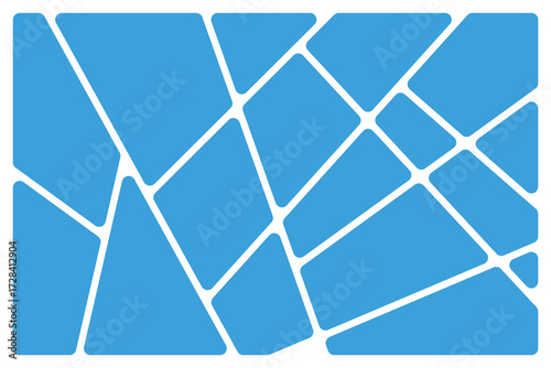 Abstract blue geometric white lines Polyhedron background seamless  rounded drawing vector illustration design for business network wallpaper connection concept EPS 10