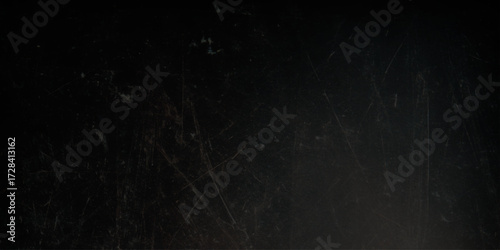 grainy Marble Black Texture Background, Old black toned grunge rough scratched textured wall, Empty surface of Black stone or grunge charcoal black board or chalk board texture.
