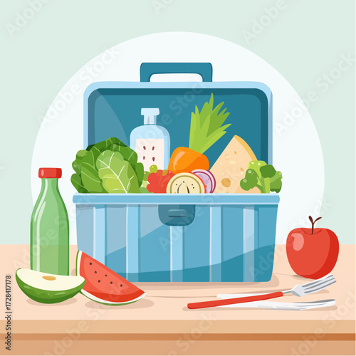 Healthy lunch box