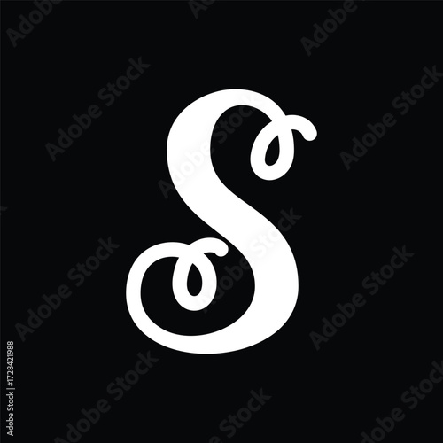 monogram S, letter S, S initial, S design, S logo, elegant S, modern S, vintage S, floral S, script S, cursive S, decorative S, minimalist S, bold S, serif S, sans-serif S, uppercase S, lowercase s, 