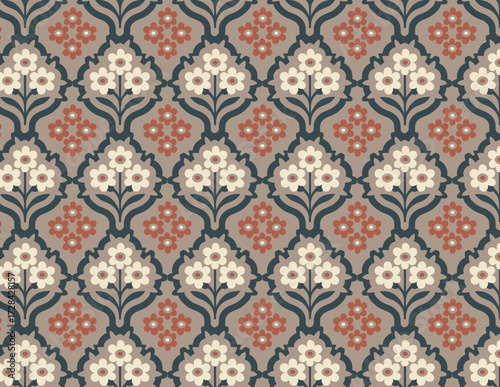 premium bloom daisy medallion pattern