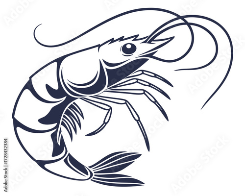 vector illustration of a fish