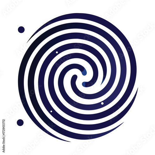 Mysterious Celestial Spiral: An eye-catching artistic portrayal of a spiral formation within a vast celestial realm, exuding enigmatic and galactic allure.