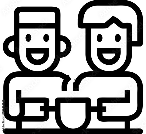 coffee chat icon