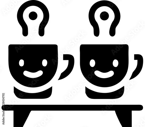 coffee chat icon