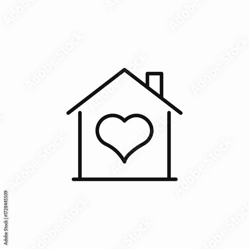 home sweet home icon sign vector