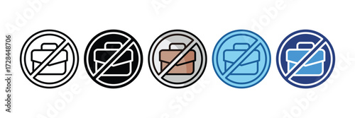 Unemployment  Icon Element For Design