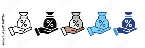 Subsidy  Icon Element For Design