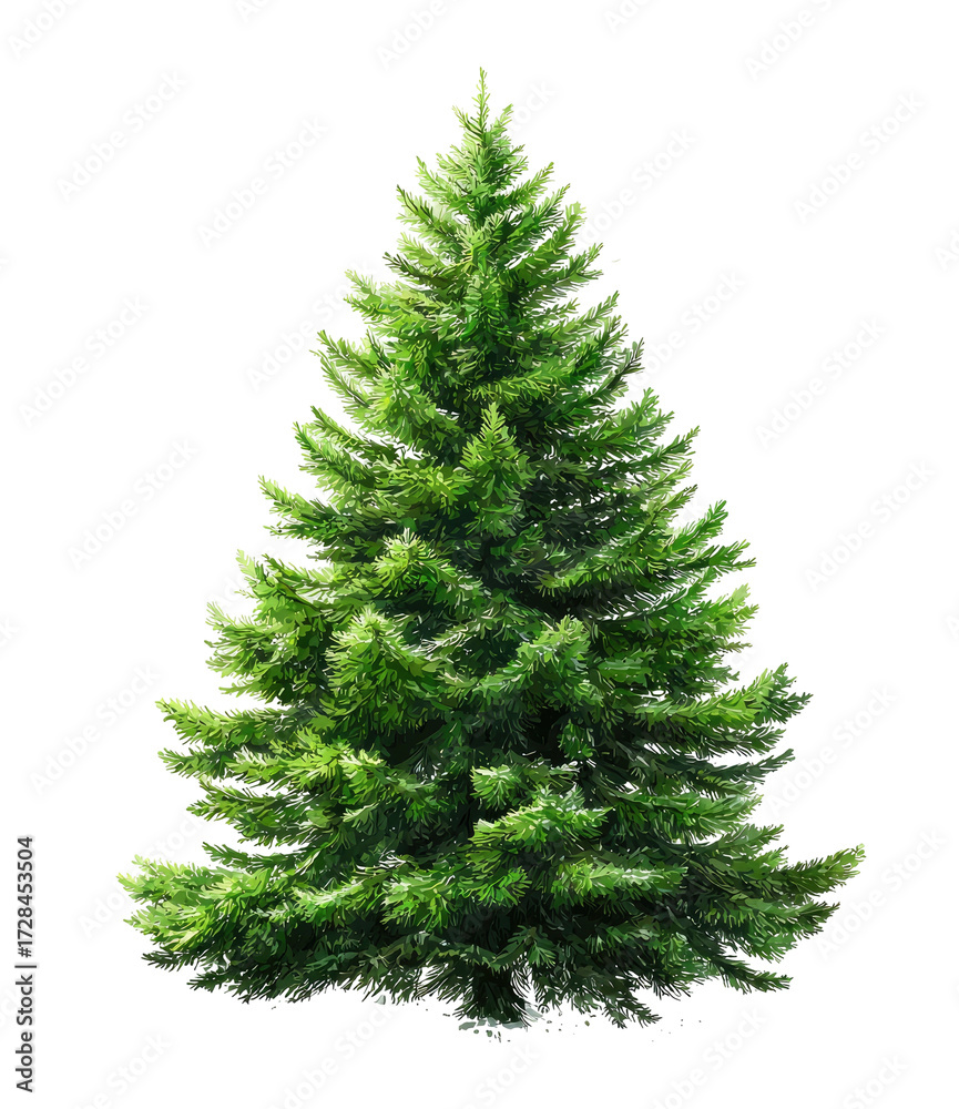Fototapeta premium Green Christmas Tree