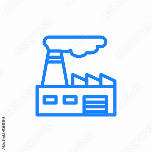 plant industry icon sign vector