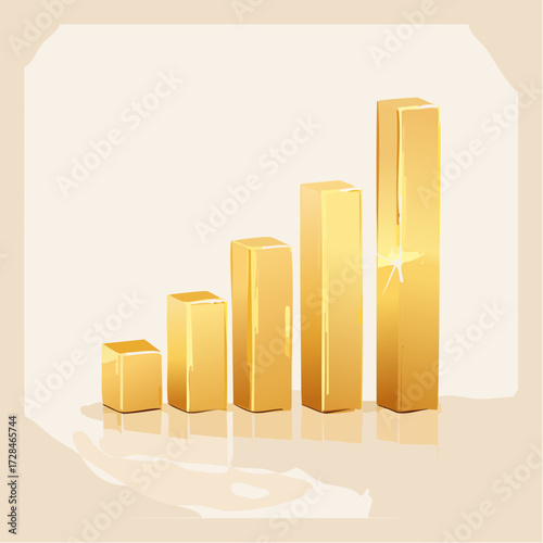 Golden bars chart