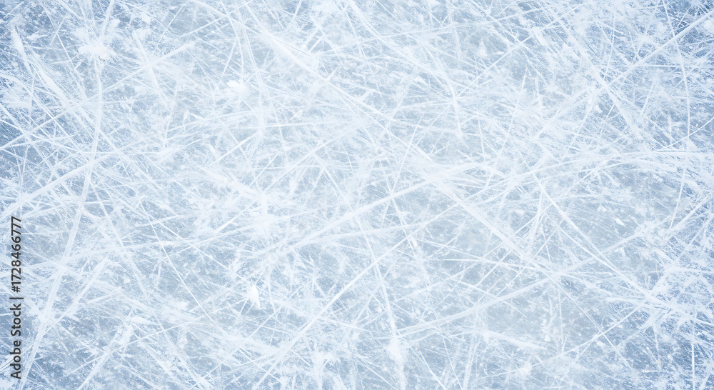Fototapeta premium Close-up of intricate horizontal ice texture with subtle color variations