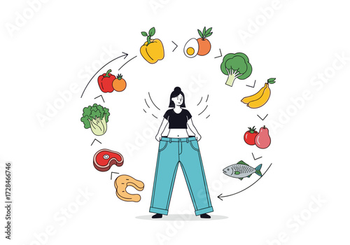 Healthy eating for effective weight management and a balanced lifestyle.