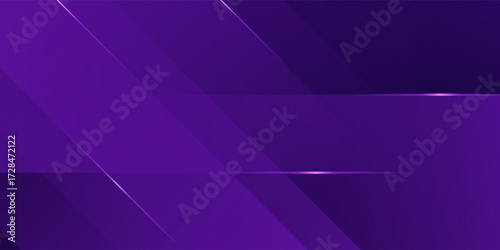 Abstract purple geometric design with glowing lines suitable for backgrounds, branding, posters, and digital art projects. Dynamic and modern visual.