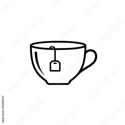mug of tea from a tea bag icon