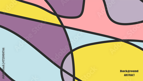 Art & Illustration Modern abstract art background design with irregular shapes Template for celebration, advertising, branding, banner, cover, label, poster and sales.