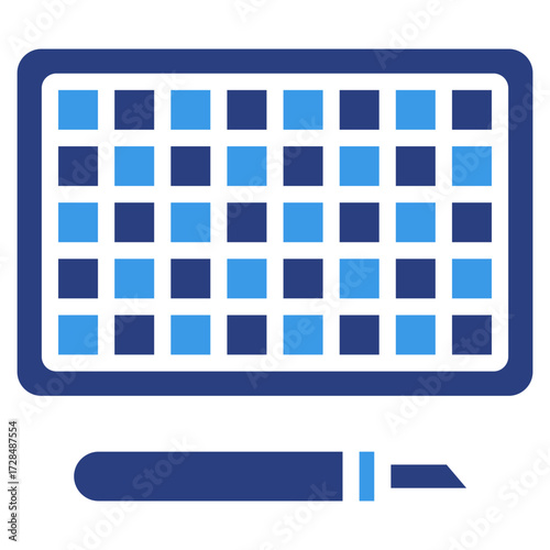 Cutting Mat  Icon Element For Design