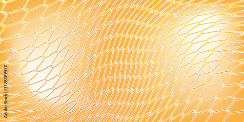 modern orange chain texture for fishing nets. Grunge pattern for sportswear or soccer goal, volleyball net. background art. eps 10