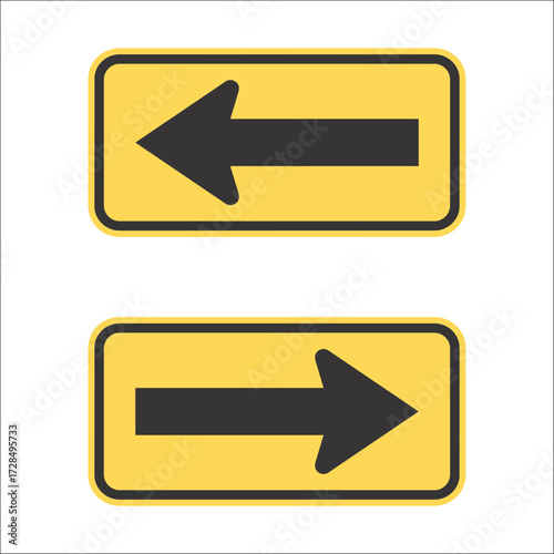 Free Download Street Sign. Traffic Sign.  right and left sign - GFXLoad