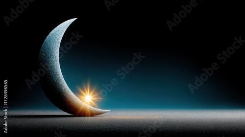 Beautiful night sky with glowing moon and serene celestial landscape showcasing cosmic beauty tranquil outdoor scenery and peaceful dark sky atmosphere