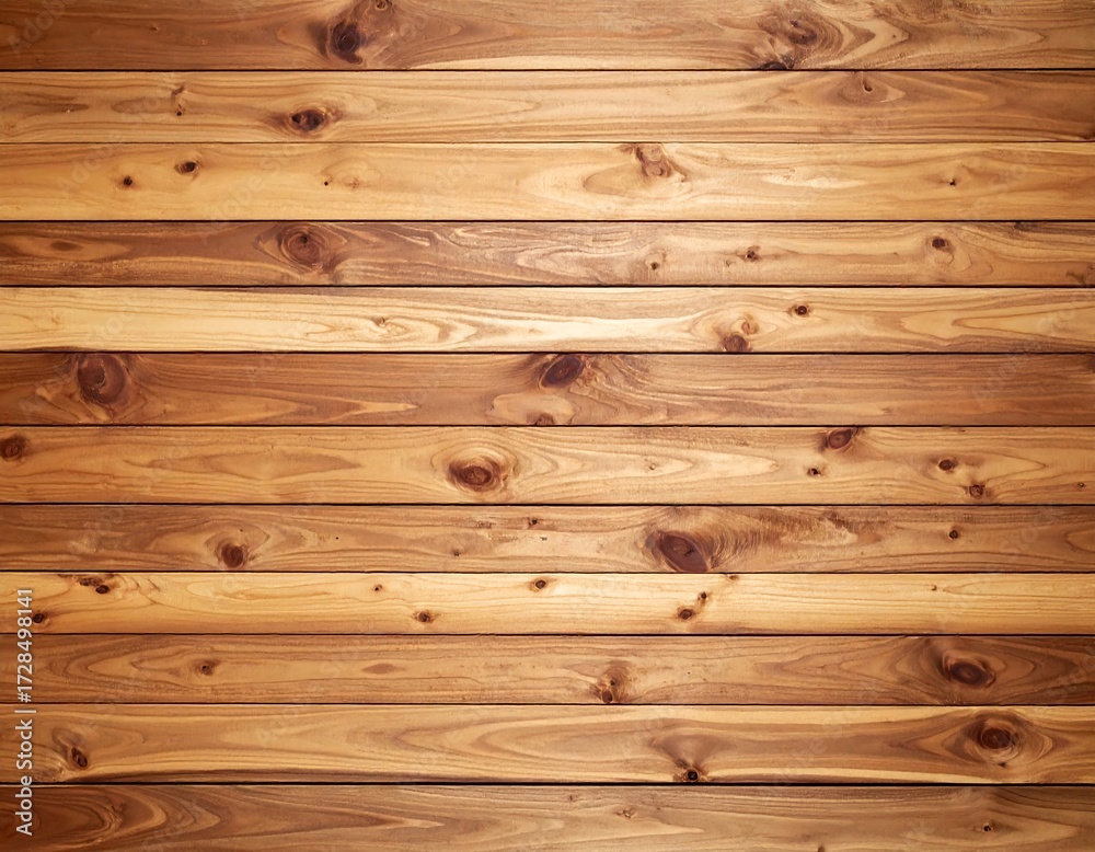 Obraz premium Close-up view of horizontal wooden planks (1)