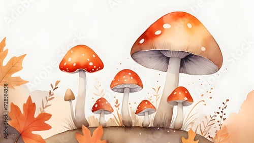 キノコのイラスト