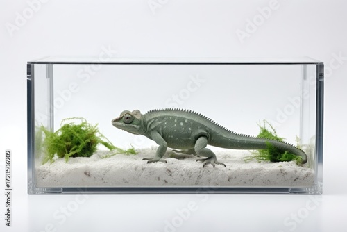 lizard in a terrarium