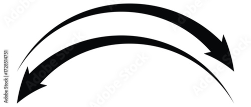 arrow icon, long arrow icon, wave curved long arrow icon, up and down arrow icon.