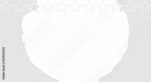 Rating Design Template With Star Design For Customer Satisfaction