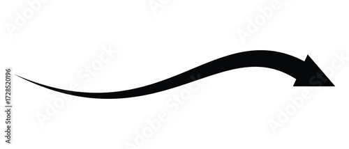 arrow icon, long arrow icon, wave curved long arrow icon, up and down arrow icon.