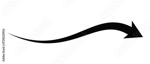 arrow icon, long arrow icon, wave curved long arrow icon, up and down arrow icon.