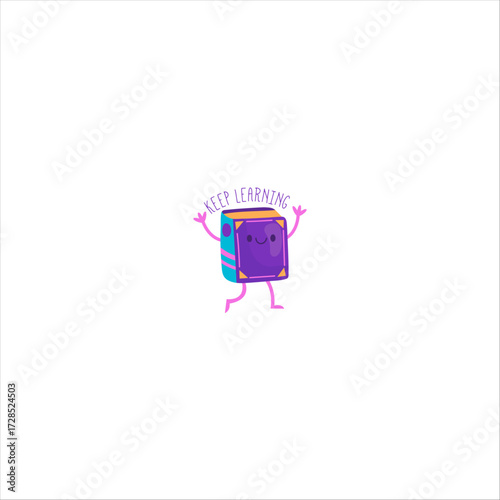 Motivational Notebook Illustration with "Think Different" Text – Creativity and Innovation Concept