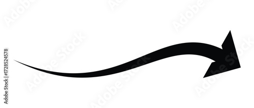 arrow icon, long arrow icon, wave curved long arrow icon, up and down arrow icon.