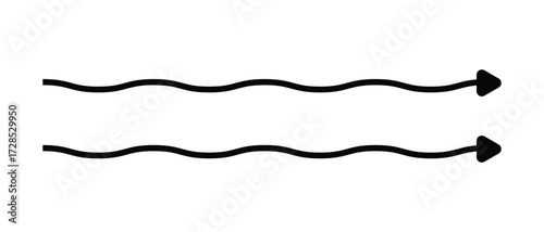 arrow icon, long arrow icon, wave curved long arrow icon, up and down arrow icon.