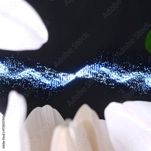 Abstract floral digital art