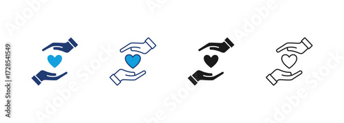 Loyalty Icon Set Multiple Style Collection