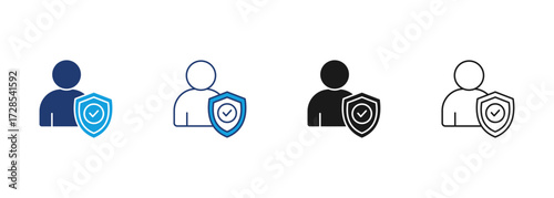 Integrity Icon Set Multiple Style Collection