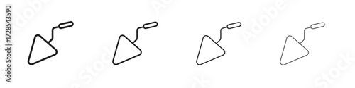 Trowel icon outline trend modern simple versions