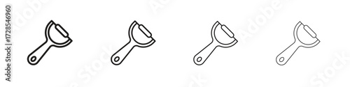 Peeler icon outline trend modern simple versions
