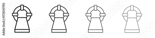 MRI scanner icon outline trend modern simple versions