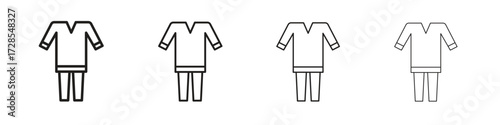 Kurta icon outline trend modern simple versions