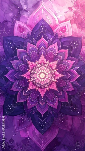 Abstract flower design