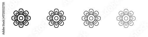 Aster icon outline trend modern simple versions